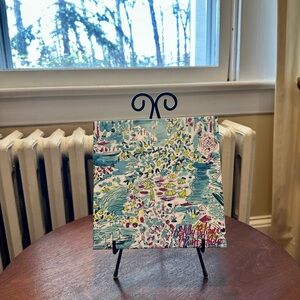 Lilly Pulitzer Inspired Tile on Easel